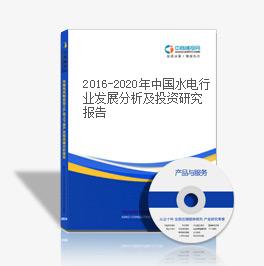 2019-2023年中國水電行業發展分析及投資研究報告