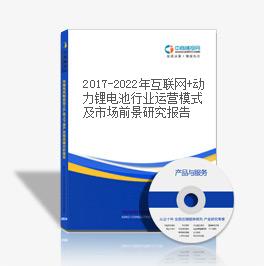 2019-2023年互聯網+動力鋰電池行業運營模式及市場前景研究報告