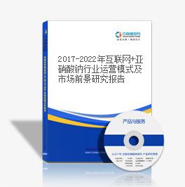 2019-2023年互聯網+亞硝酸鈉行業運營模式及市場前景研究報告