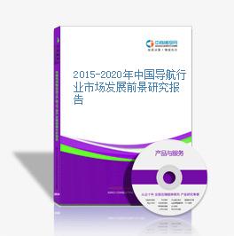 2015-2020年中國導航行業市場發展前景研究報告