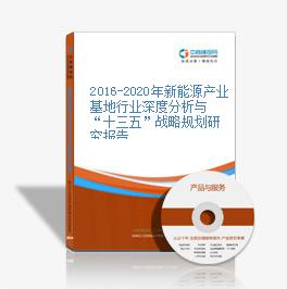 2019-2023年新能源產業基地行業深度分析與“十三五”戰略規劃研究報告
